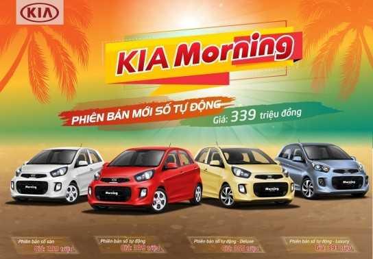 Sau Fadil và Brio, Kia tiếp tục ra mắt phiên bản Morning AT mới với giá bán 339 triệu đồng