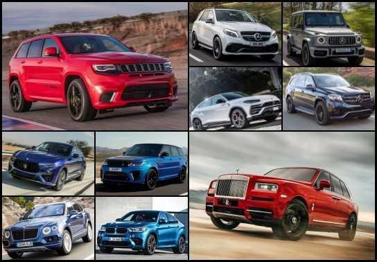 Bảng xếp hạng TOP 10 mẫu SUV mạnh nhất năm 2019