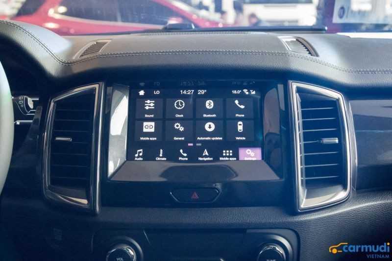 Thiết bị tiện nghi trên Ford Everest 2022