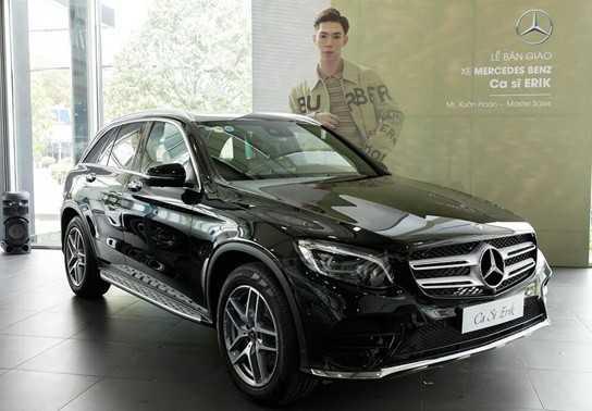 Ca sĩ Erik mạnh tay chi hơn 2 tỷ đồng tậu xế khủng Mercedes GLC 300