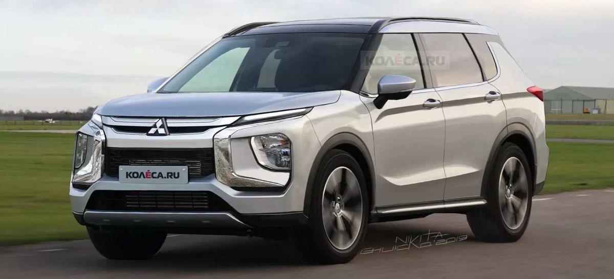 Phác họa đầu tiên hình dáng của Mitsubishi Outlander 2021, dự đoán cạnh tranh Honda CR-V