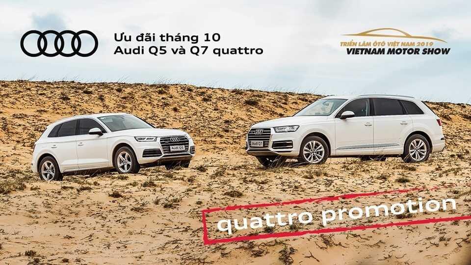 Audi đem đến VietNam Motor Show 2019 6 mẫu xe mạnh nhất