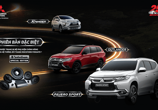 Mitsubishi Việt Nam ra mắt phiên bản đặc biệt của Outlander, Pajero Sport và Xpander