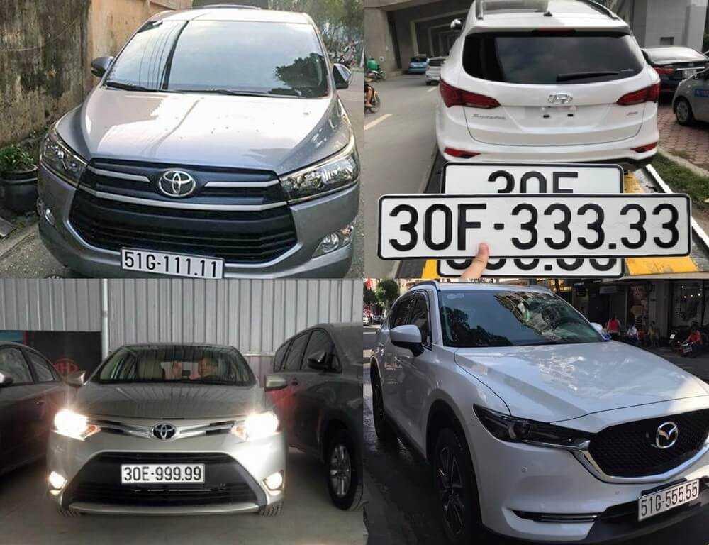 Các biển số xe ô tô số đẹp được ưa chuộng nhất hiện nay