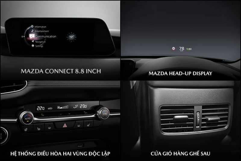 Hệ thống nghe nhìn xe Mazda 3 2022
