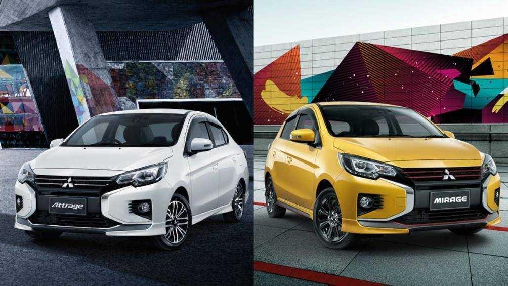Ngoại thất xe Mitsubishi Mirage và Attrage 2020