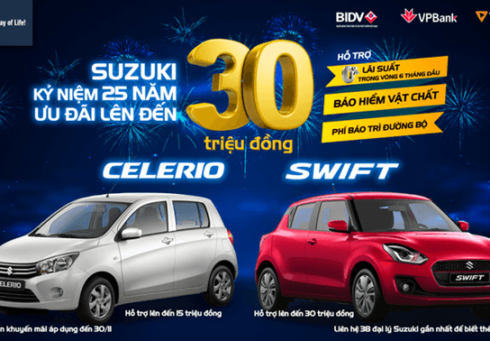 Siêu ưu đãi từ Suzuki trong tháng 11