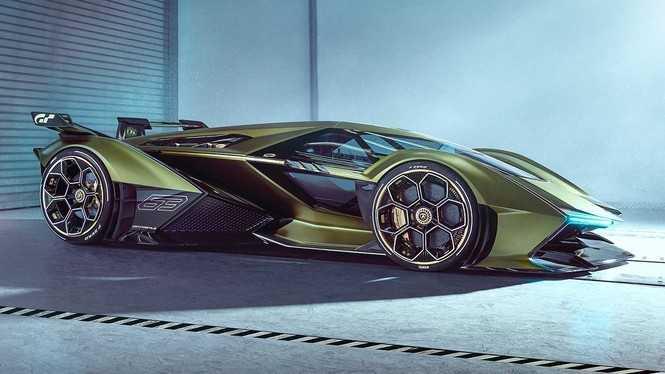 Ngoại hình xe Lamborghini V12 Vision Gran Turismo