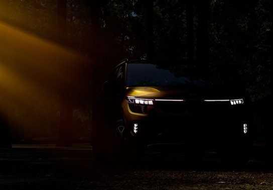 KIA nhá hàng mẫu SUV mới, khả năng là Seltos bản quốc tế.