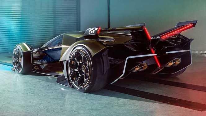 Ngoại hình xe Lamborghini V12 Vision Gran Turismo