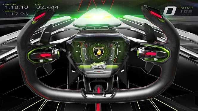 Nội thất xe Lamborghini V12 Vision Gran Turismo