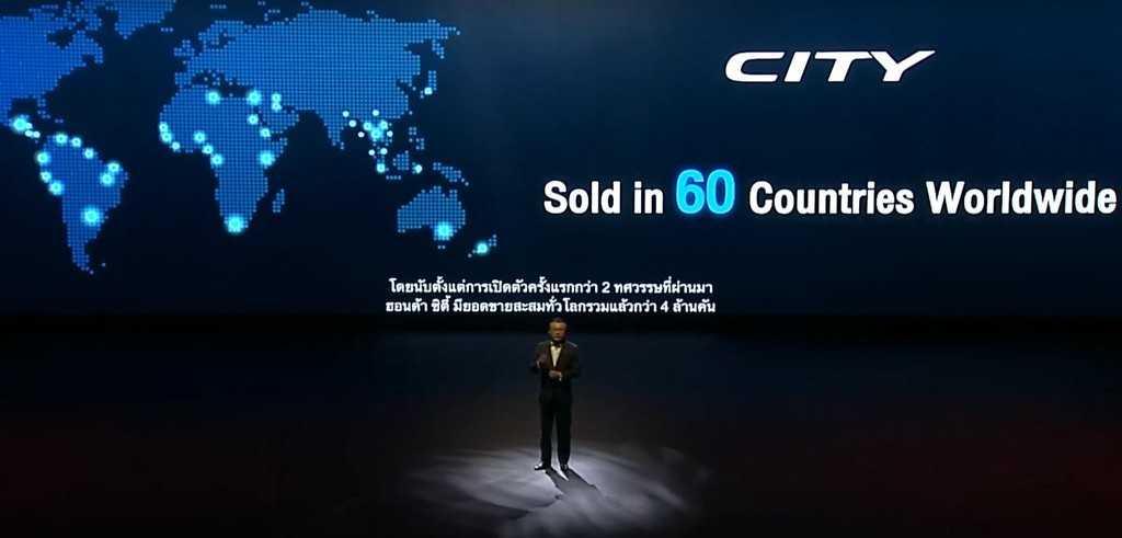 Xe ô tô Honda City bán tại 60 quốc gia