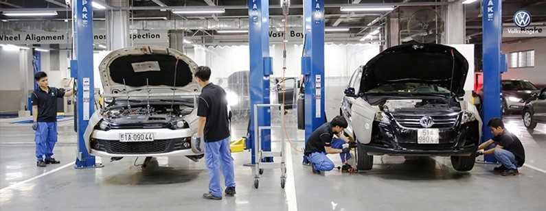 Thay thế phụ tùng xe Volkswagen