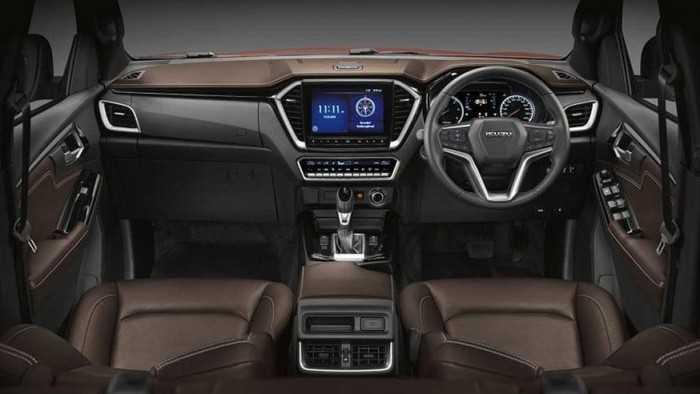 bảng điều khiển của xe Isuzu D-Max thế hệ thứ 3