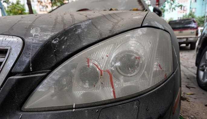 Mercedes Benz S63 AMG bỏ hoang ở Hà Nội