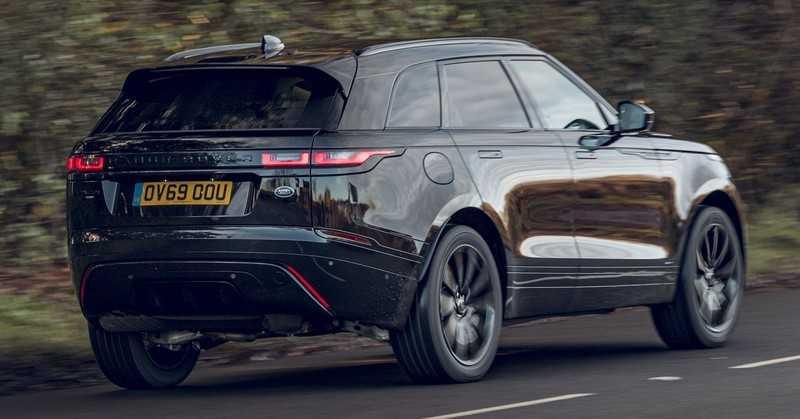 đuôi xe Velar Black 