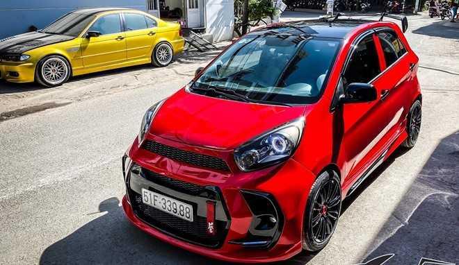 Kia Morning hầm hố hơn với bộ bodykit thể thao