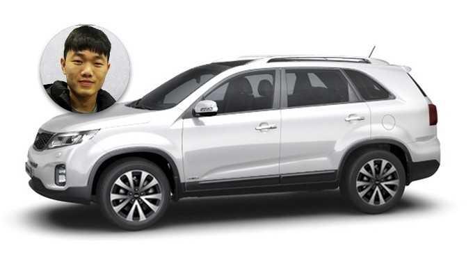Xe Kia Sorento Xuân Trường được CLB cấp