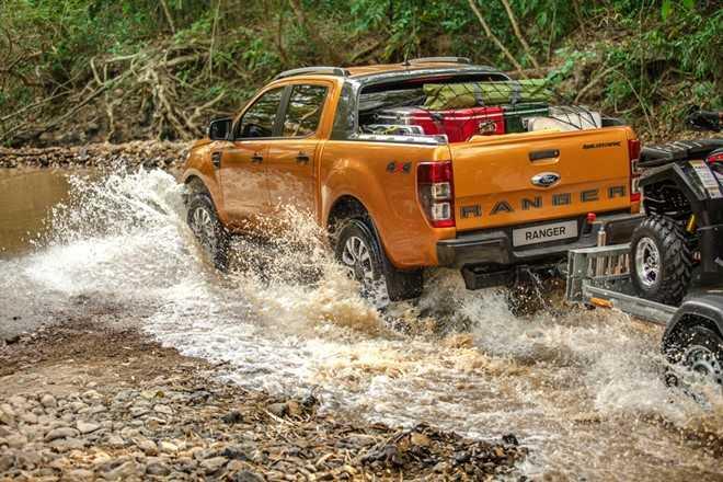 Ranger có khả năng lội nước sâu 800 mm