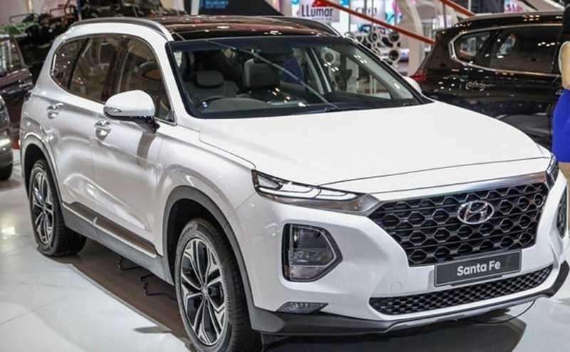 Ngoại thất xe Hyndai SantaFe