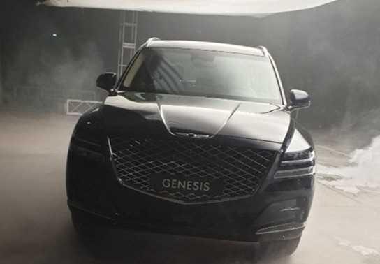 Mẫu SUV hạng sang Genesis GV80 2020 lộ ảnh thực tế