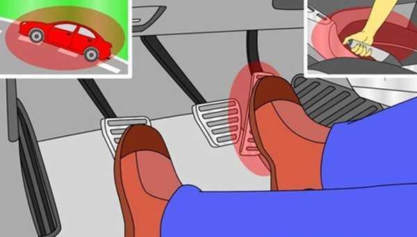 Phanh tay oto khi khởi hành ngang dốc