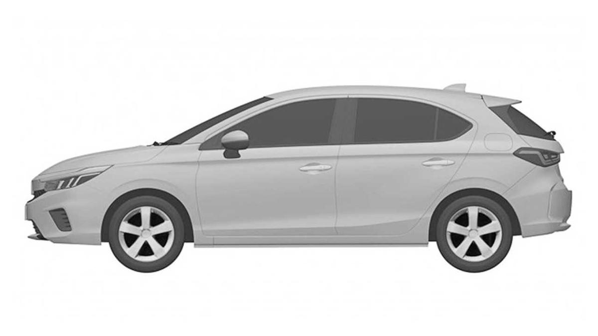 thân xe hatchback thế hệ thứ 5 của Honda City