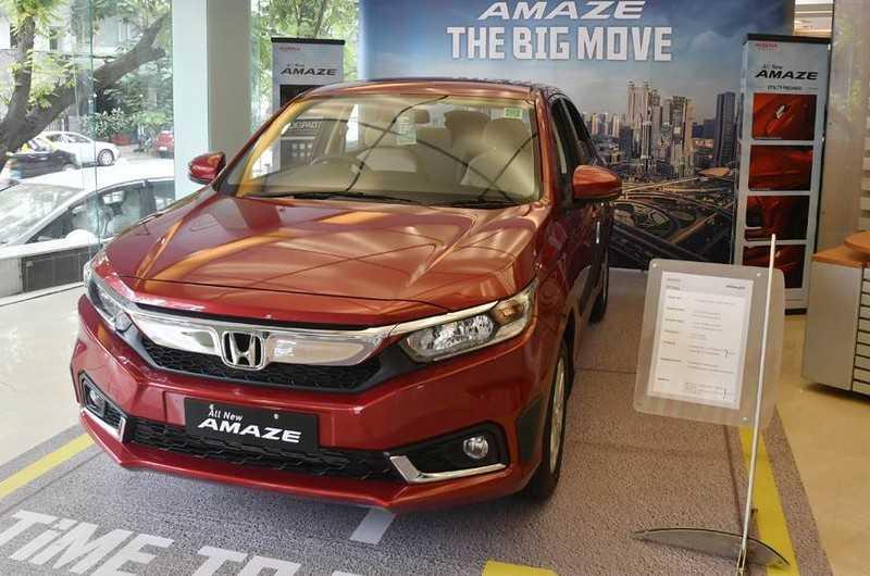 Giá lăn bánh của xe Honda Amaze mới