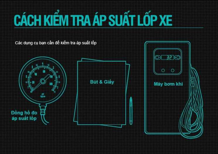 Cách đo áp suất lốp? 
