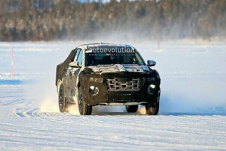 xe bán tải Hyundai đang thử nghiệm