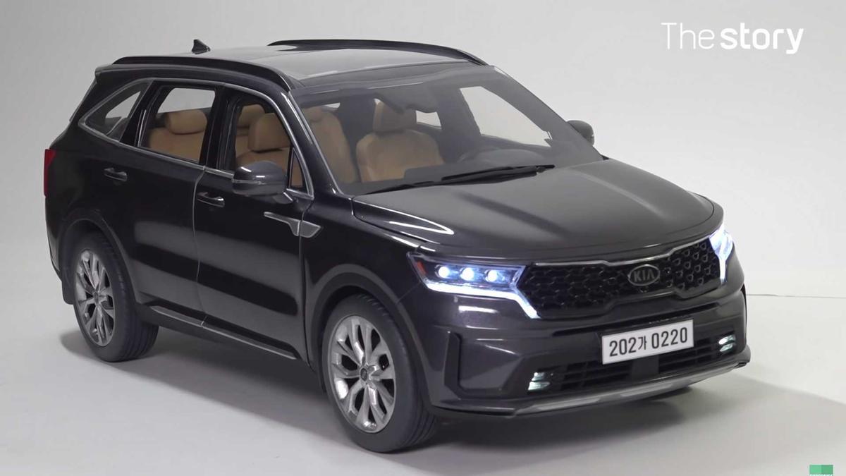 Mô hình Kia Sorento đời mới in 3D vô cùng kỳ công.