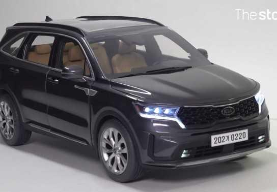 Mô hình Kia Sorento đời mới in 3D vô cùng kỳ công.