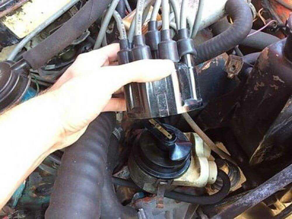 Hỏng dây cao áp, bộ chia điện