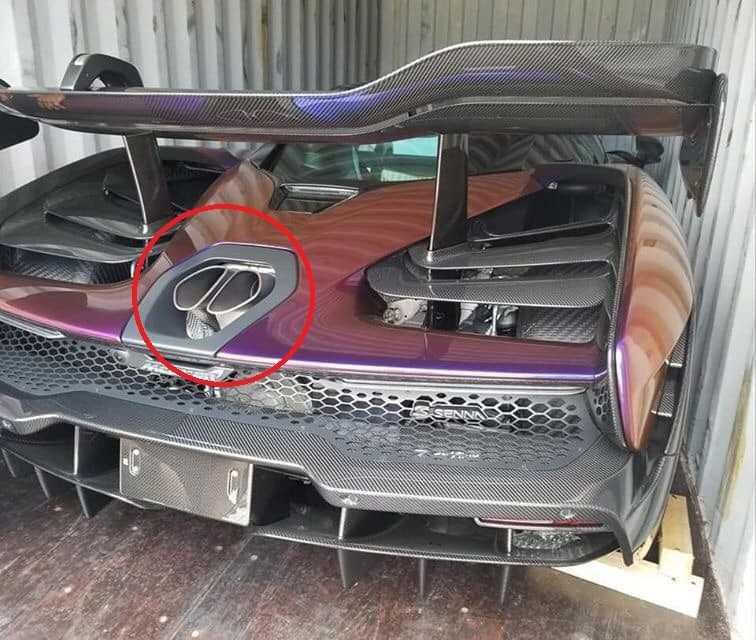 Chiếc Senna của đại gia Việt có chi tiết nắp ca-pô khác hẳn.