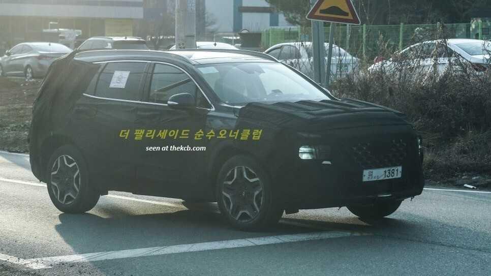 SantaFe 2021 có bộ mâm thiết kế mới