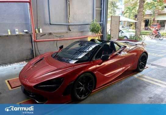Đại gia Hứa Hà Phương cho McLaren 720S Spider lăn bánh sau gần một tháng về nước