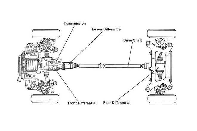 Audi Quattro AWD tiến hóa thêm bước nữa với vi sai Torsen.