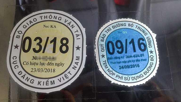 Tem đăng kiểm ô tô kinh doanh