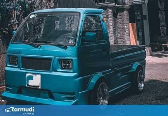 Khám phá kiểu dáng lạ mắt của xe tải Suzuki Carry độ tại TP. HCM