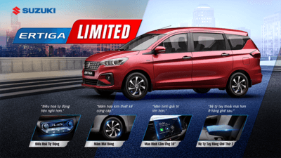 Ertiga Limited có mức giảm gần 50 triệu VNĐ