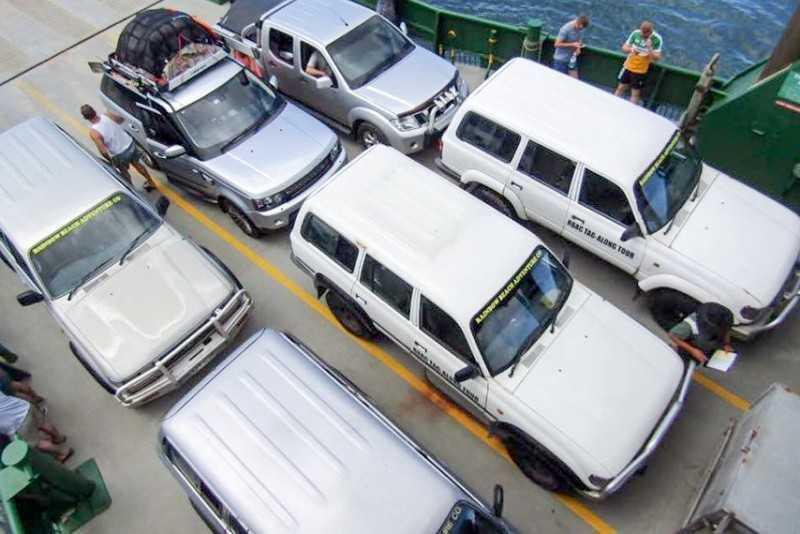 Đậu xe trên phà