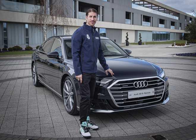 Thủ quân Sergio Ramos tiếp tục trung thành với mẫu A8