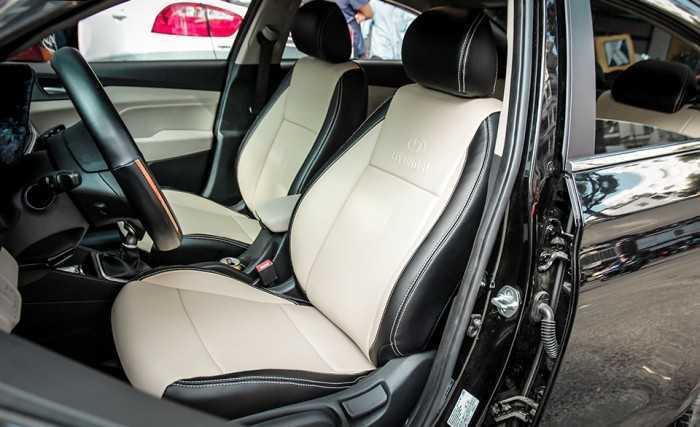 Nâng cấp ghế da cho Hyundai Accent