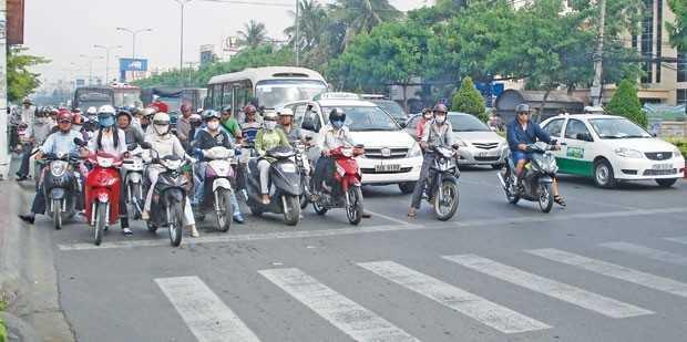 Điều khiển xe vào những đường ít đông hơn