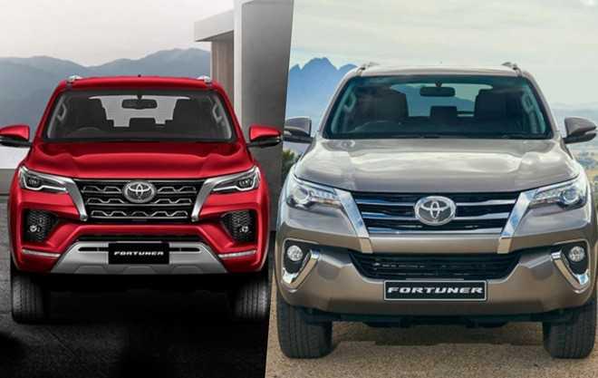 Toyota thay đổi diện mạo cho Fortuner 2021