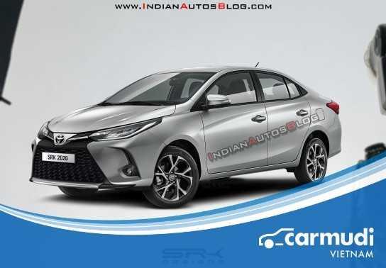 Diện mạo Toyota Yaris sedan 2021 đầy cá tính qua hình phác thảo