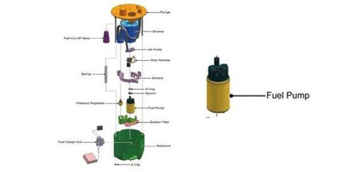 hệ thống bơm xăng