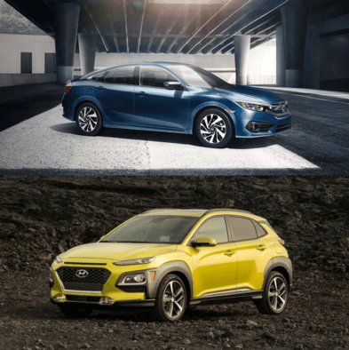 Honda Civic E hay Hyundai Kona bản tiêu chuẩn?