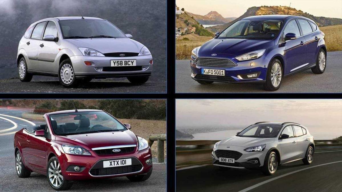 Các thệ hệ Ford Focus kể từ khi ra mắt đến nay