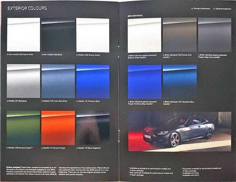 Có nhiều màu sơn ngoại thất khác nhau.